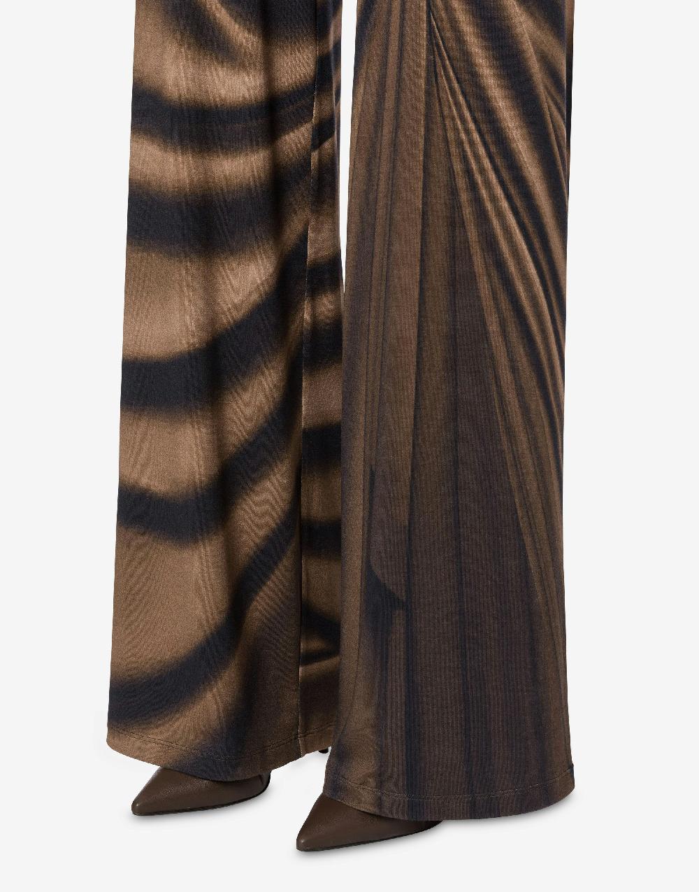 Alberta Ferretti Pantalone in jersey con stampa Drappeggio Ultimi tre giorni