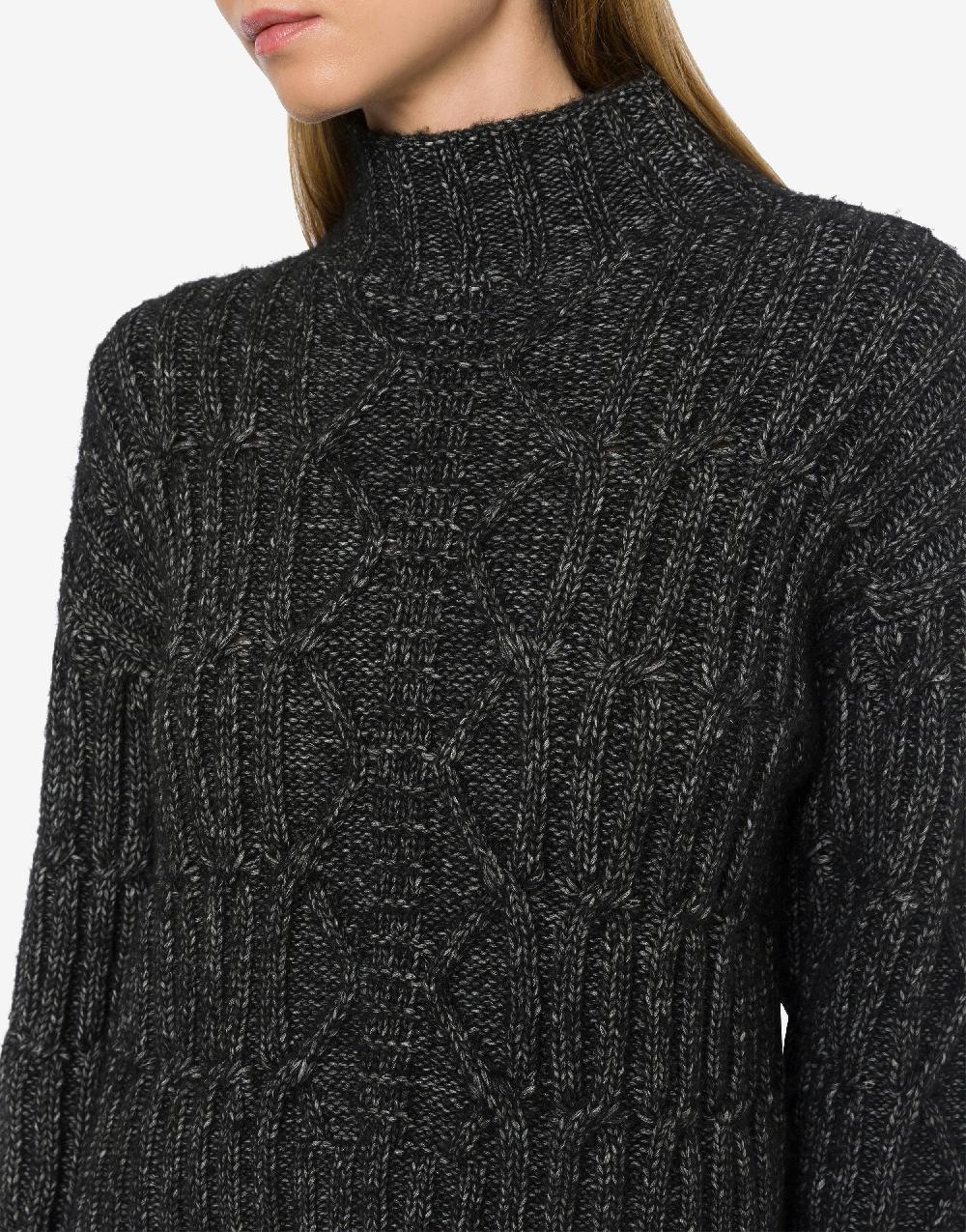 Alberta Ferretti Maglione in fettuccia di lana cotone Fino al 60% di sconto
