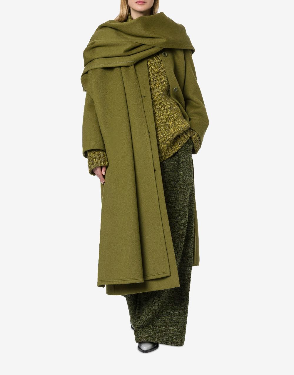 Alberta Ferretti Cappotto in panno di lana e cashmere Limitato a 3 giorni