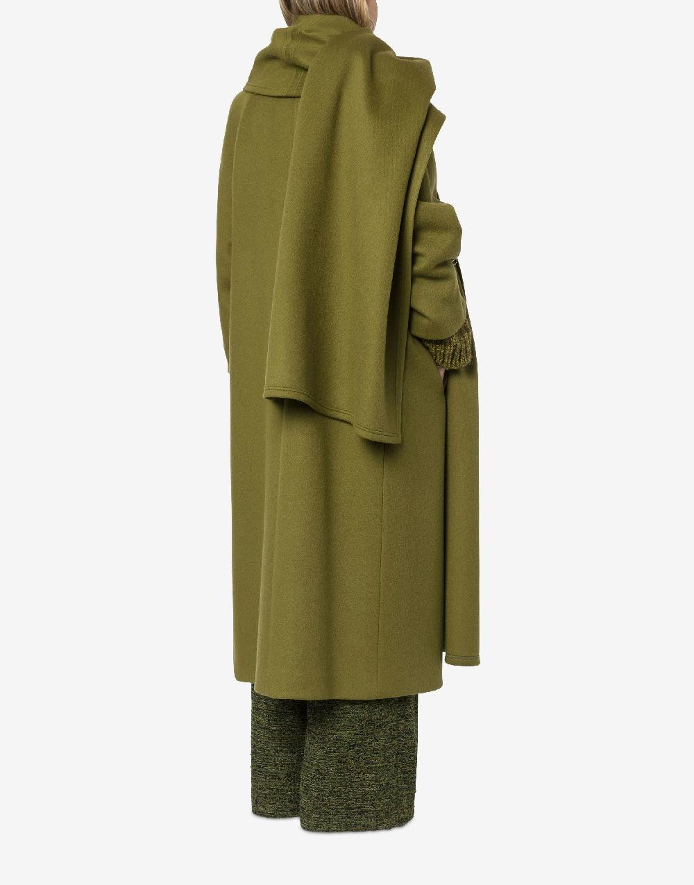 Alberta Ferretti Cappotto in panno di lana e cashmere Limitato a 3 giorni