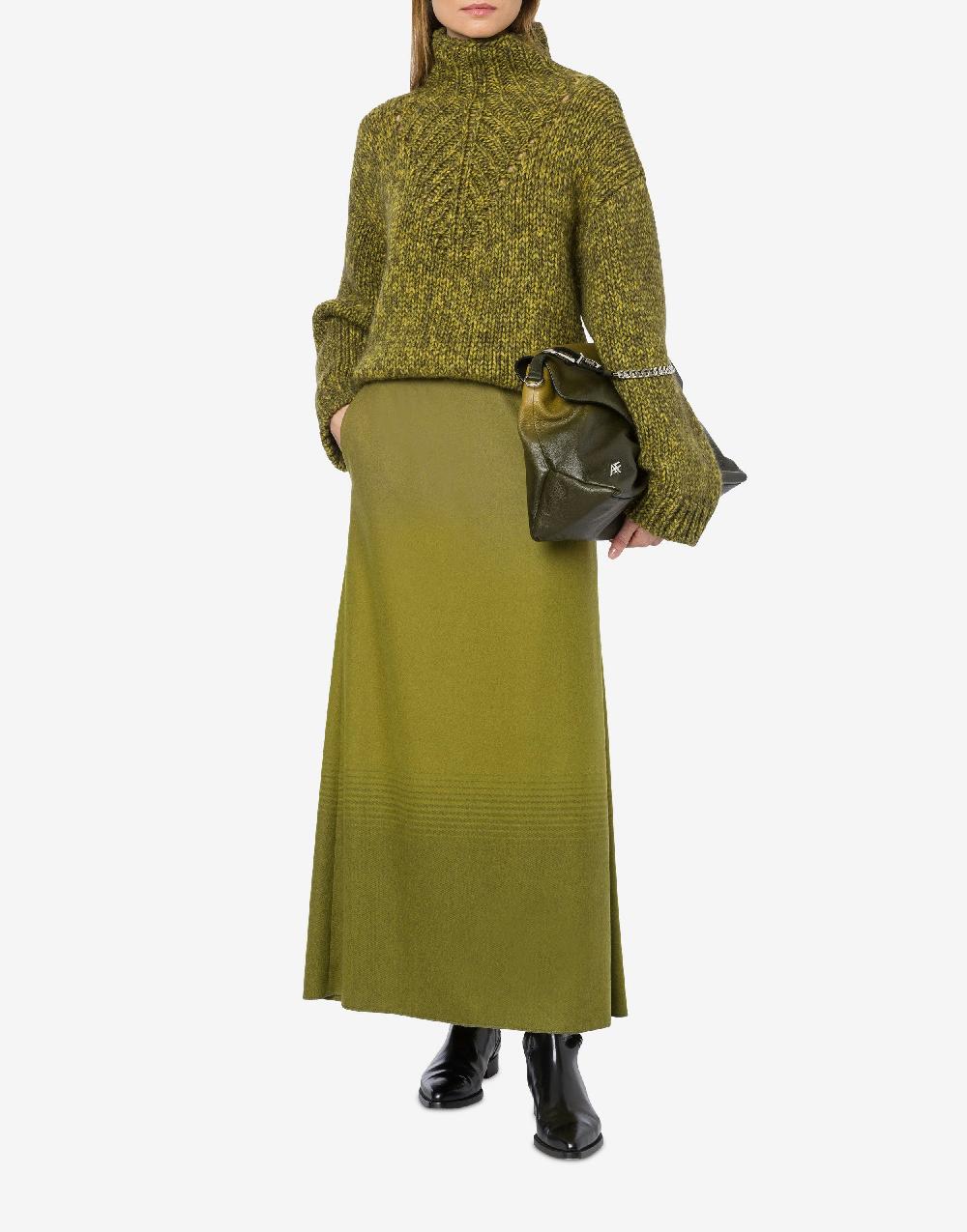 Alberta Ferretti Gonna lunga in flanella sfumata 50% di sconto per tempo limitato