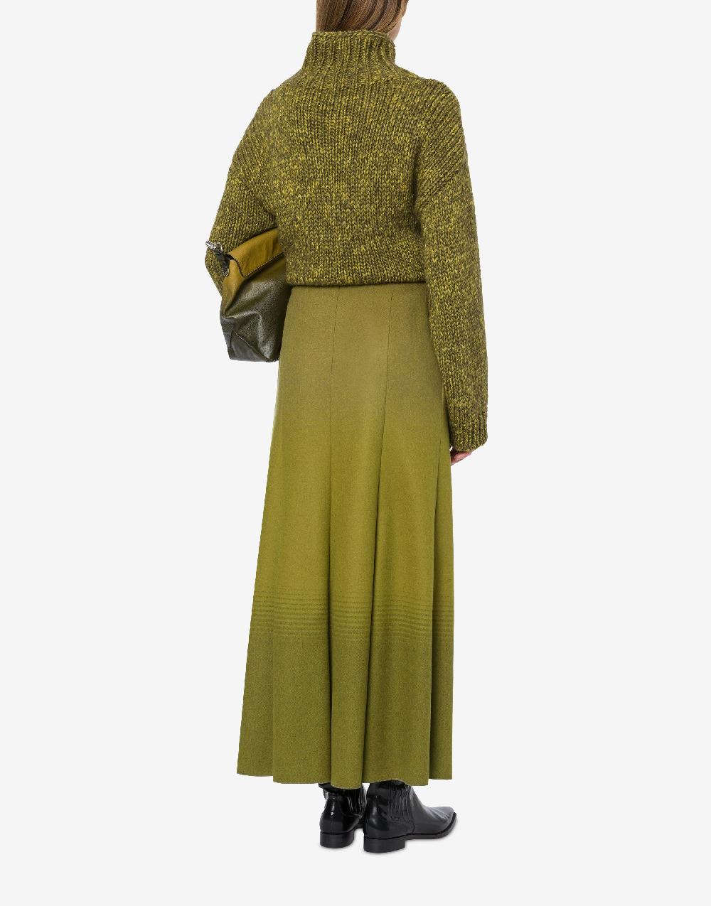 Alberta Ferretti Gonna lunga in flanella sfumata 50% di sconto per tempo limitato