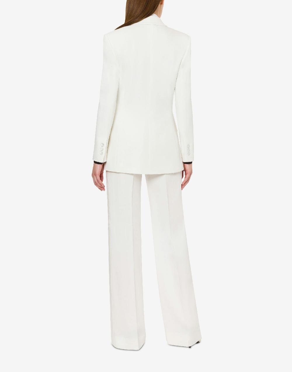 Alberta Ferretti Giacca doppiopetto in cady stretch Promozione