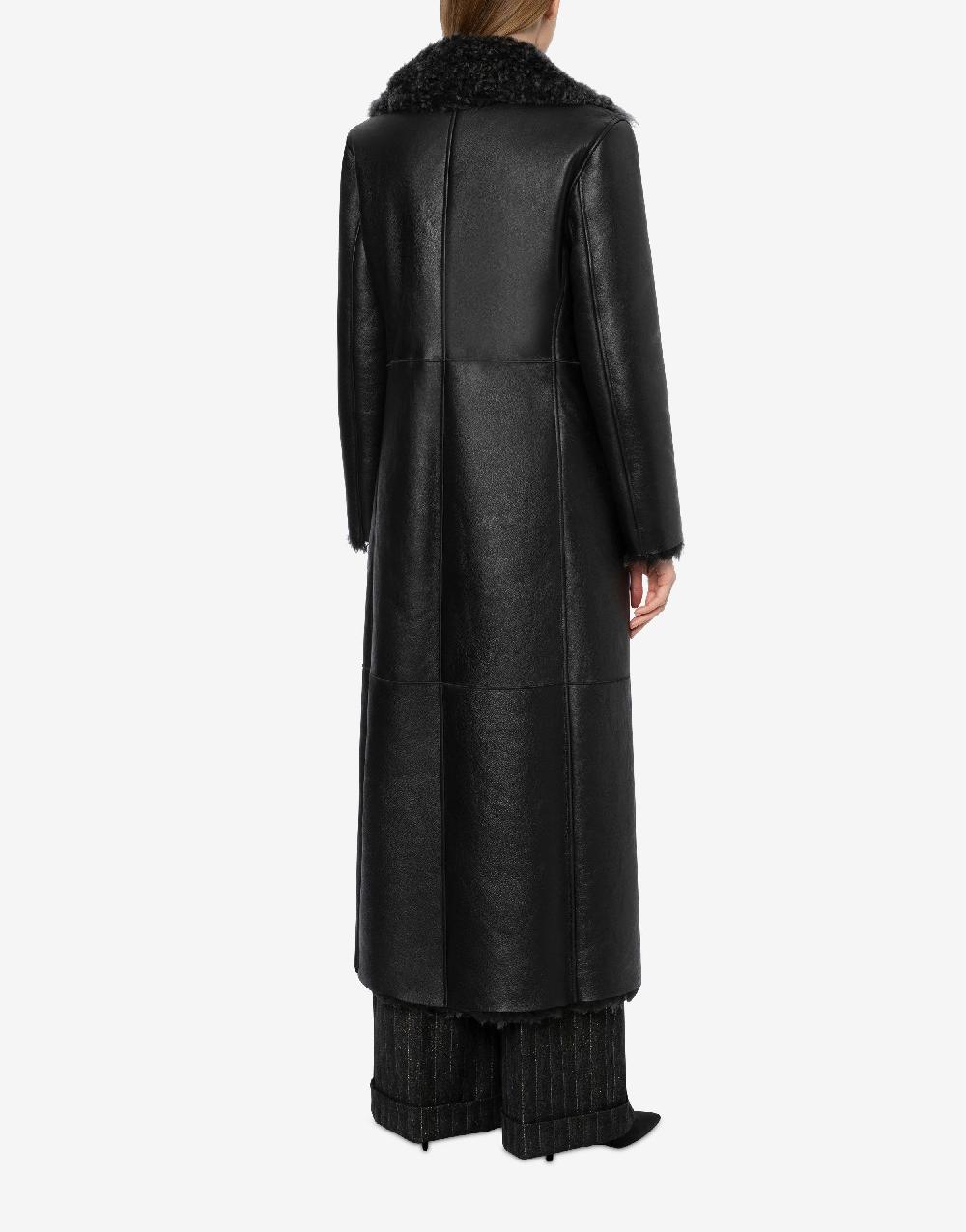 Alberta Ferretti Montone lungo in shearling nappato Consegna Veloce