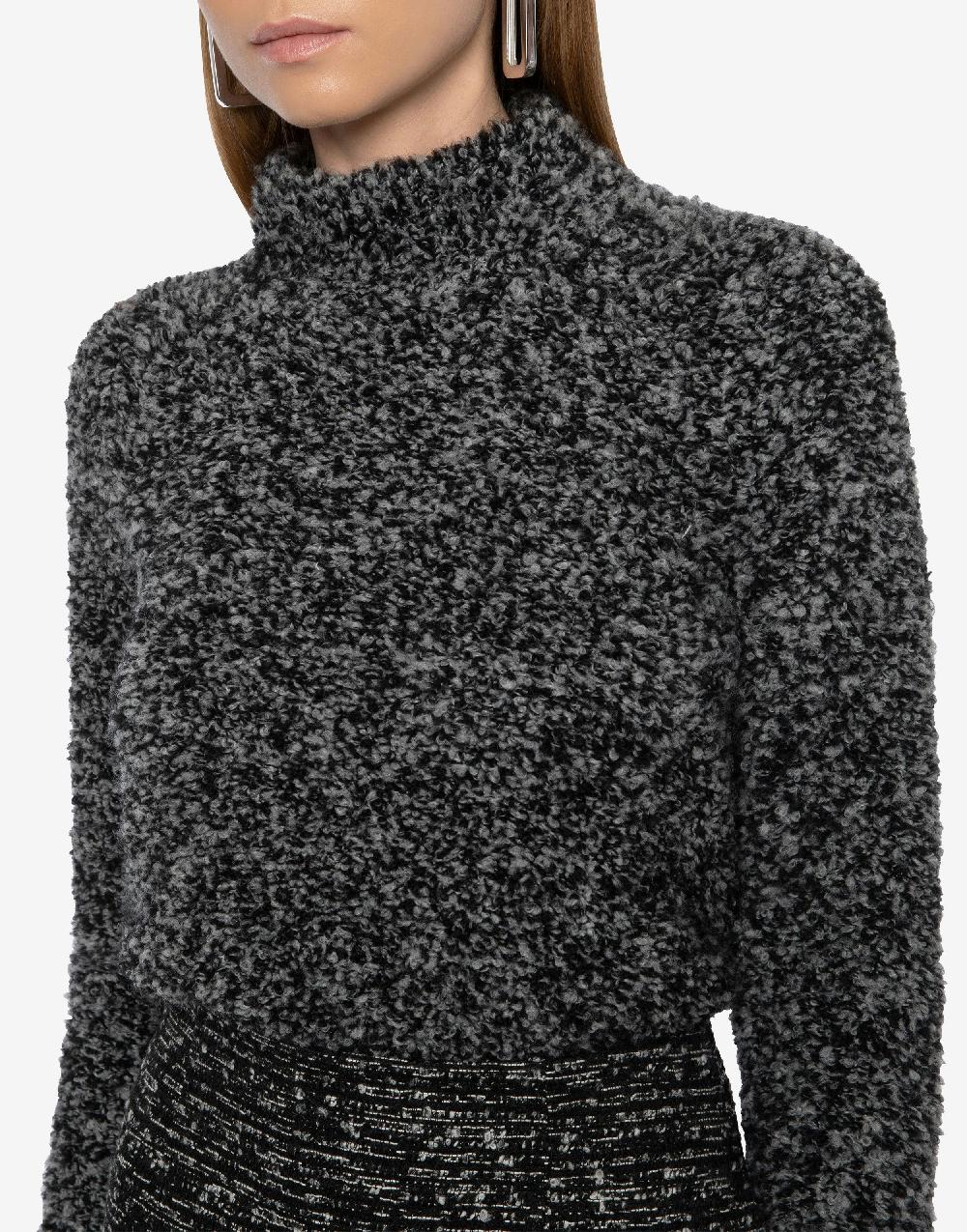 Alberta Ferretti Maglione in lana bouclé Promozione Limitata