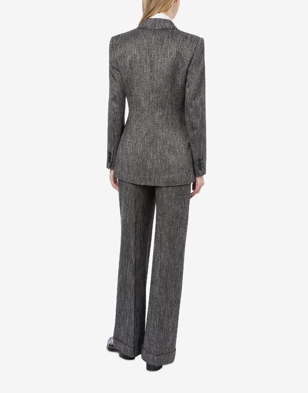 Alberta Ferretti Giacca doppiopetto in chevron Shopping Online