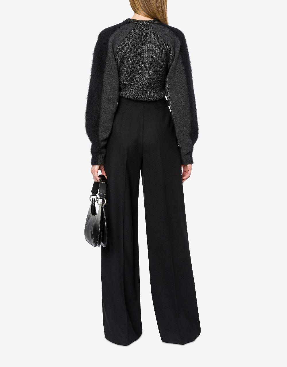 Alberta Ferretti Maglione con maniche in misto lana cashmere Novità