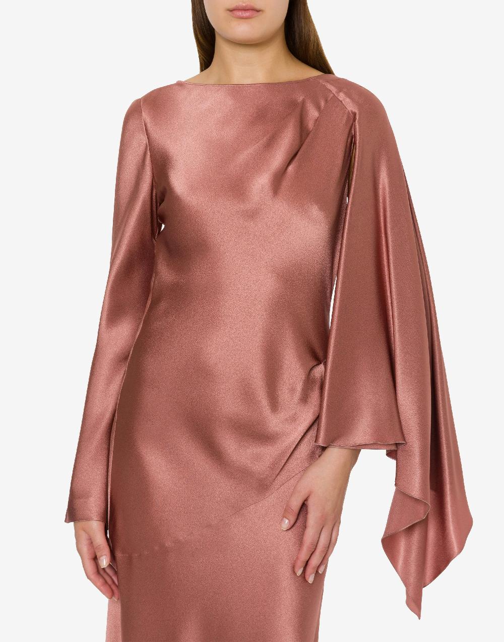 Alberta Ferretti Abito in raso Vendita Calda