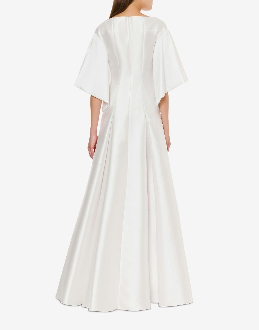 Alberta Ferretti Abito lungo in mikado Negozio online di fabbrica