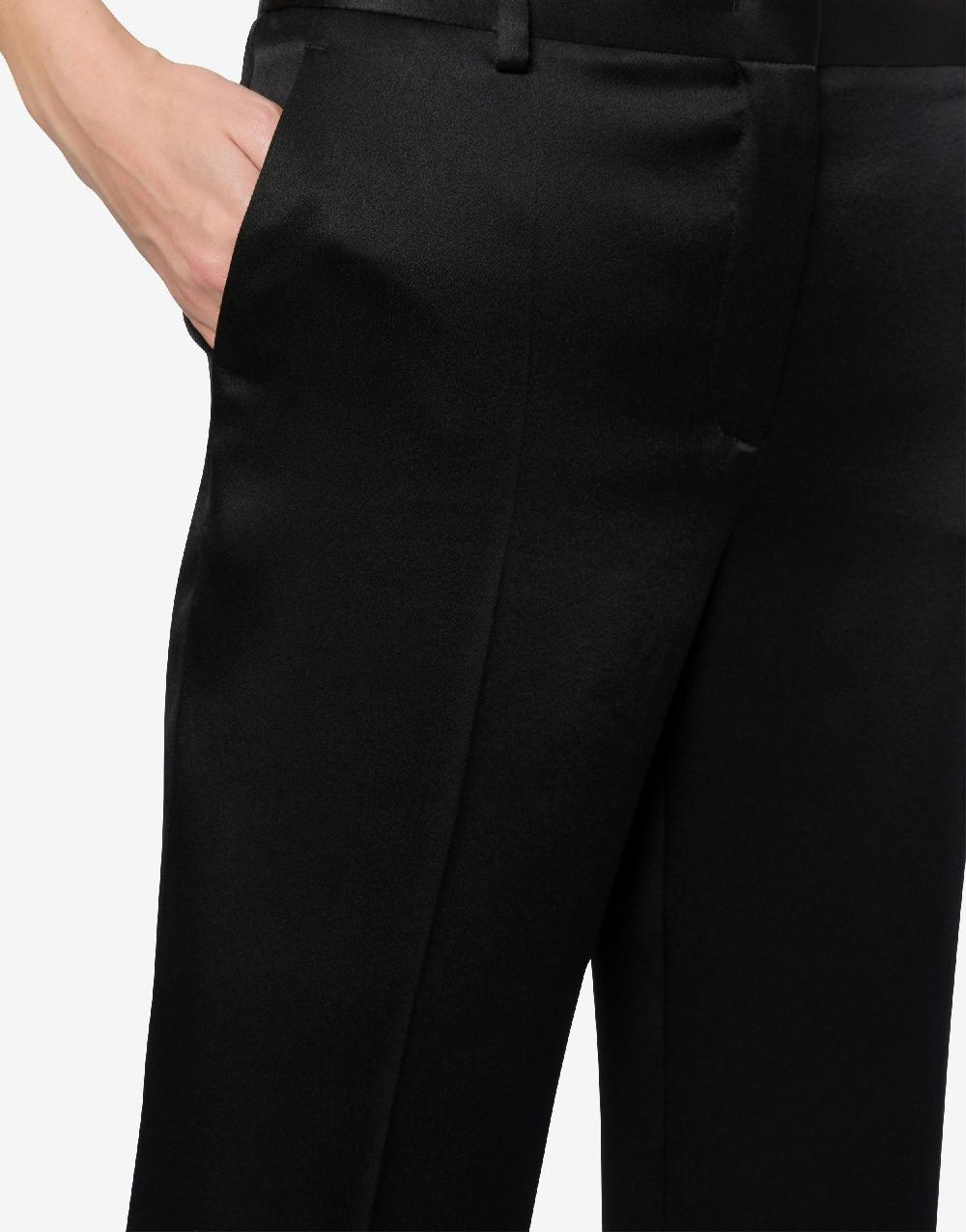 Alberta Ferretti Pantalone sartoriale in raso Latest fashion