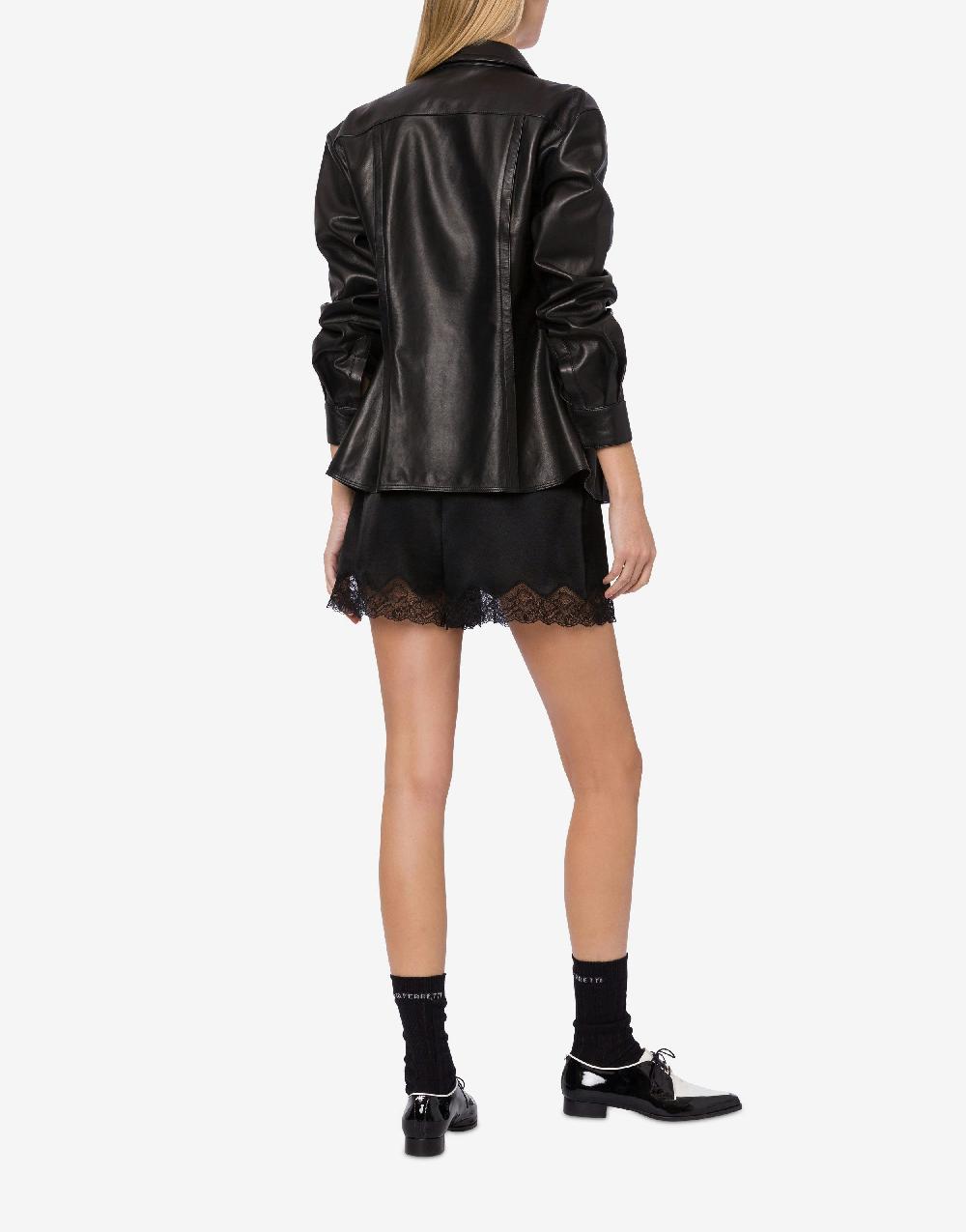 Alberta Ferretti Short in raso con pizzo Offerte giornaliere