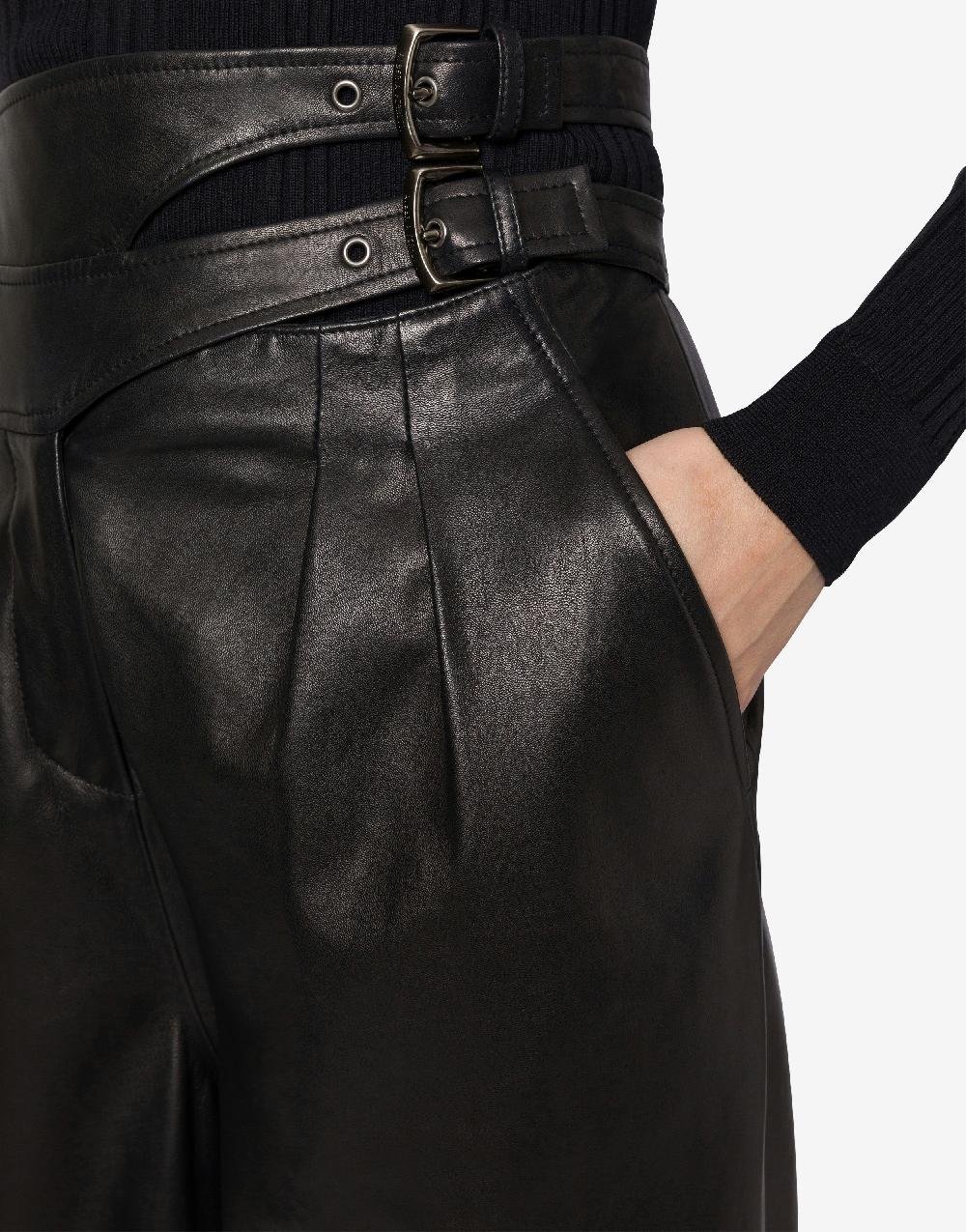 Alberta Ferretti Pantalone in nappa glossy Prezzo basso