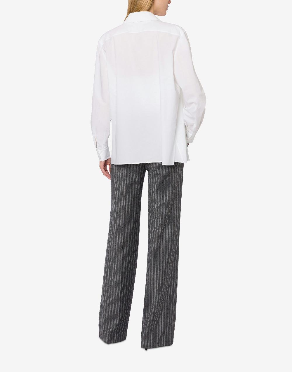 Alberta Ferretti Camicia in popeline stretch con gilet Ultimo giorno