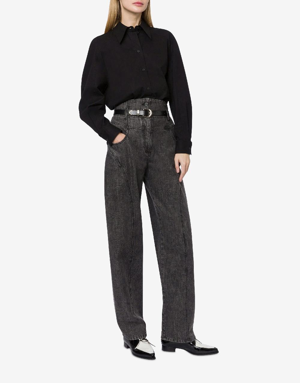 Alberta Ferretti Camicia oversize in popeline stretch Fino al 55% di sconto