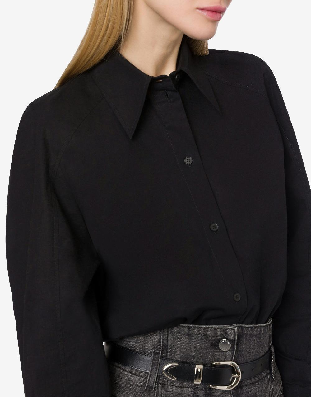Alberta Ferretti Camicia oversize in popeline stretch Fino al 55% di sconto