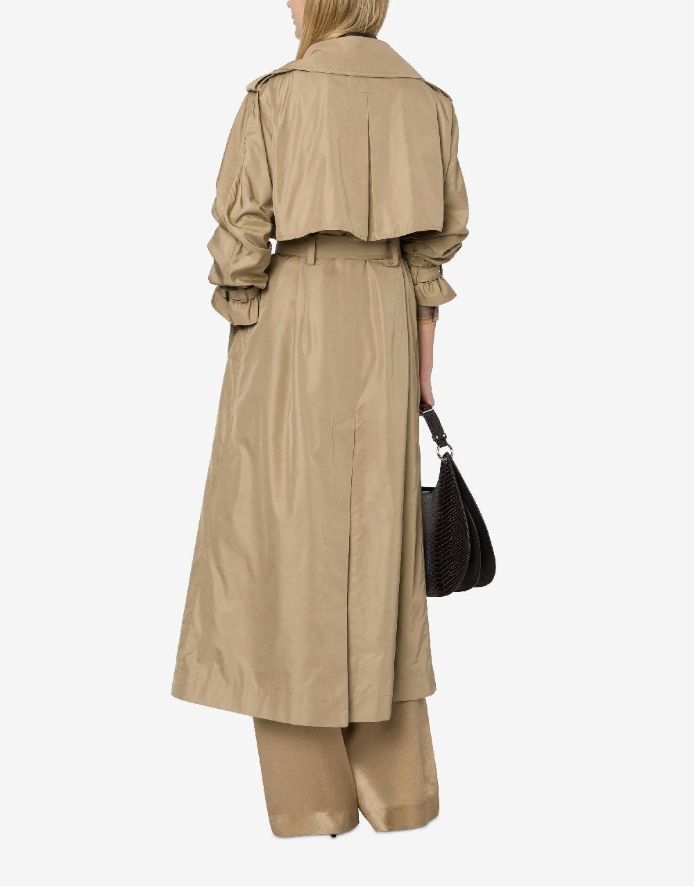 Alberta Ferretti Trench in tessuto tecnico water resistant 50% di sconto con spedizione gratuita