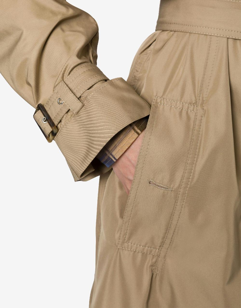 Alberta Ferretti Trench in tessuto tecnico water resistant 50% di sconto con spedizione gratuita
