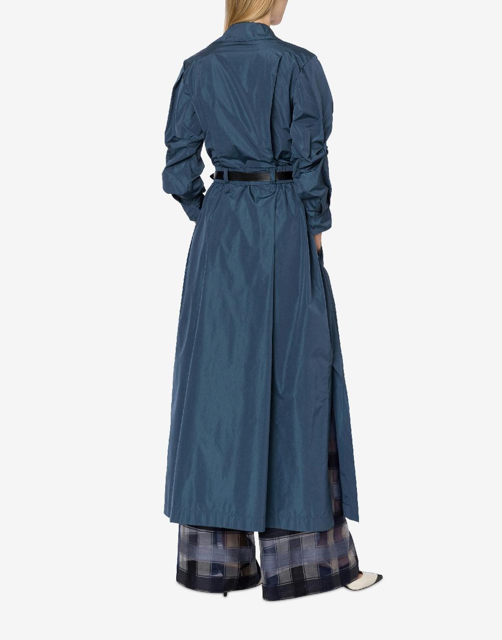Alberta Ferretti Pantalone a palazzo in organza check lana seta In vendita