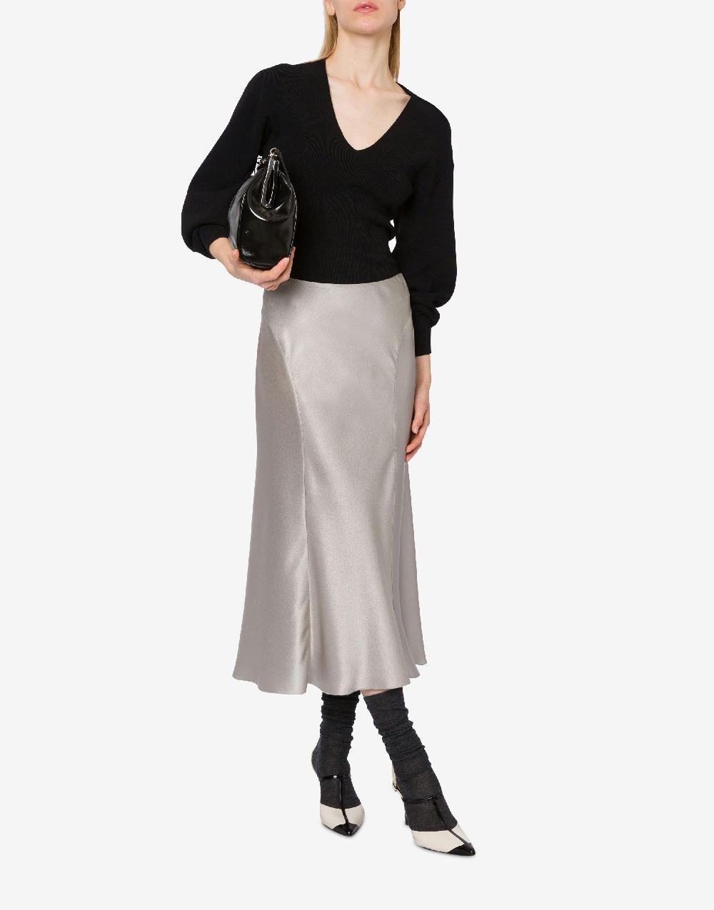 Alberta Ferretti Gonna longuette in raso Qualità