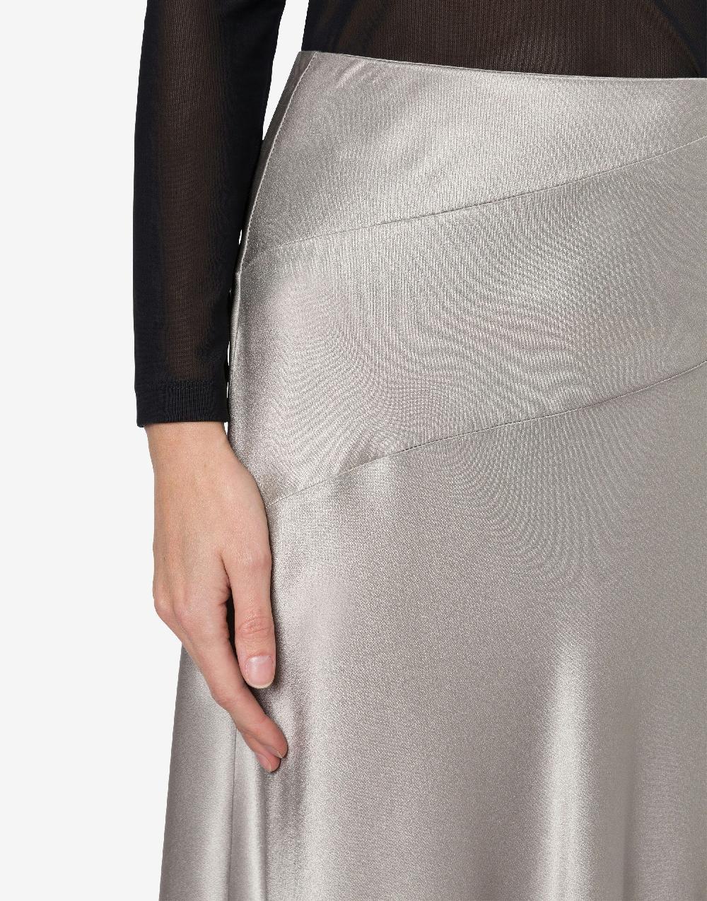 Alberta Ferretti Gonna lunga in raso Online