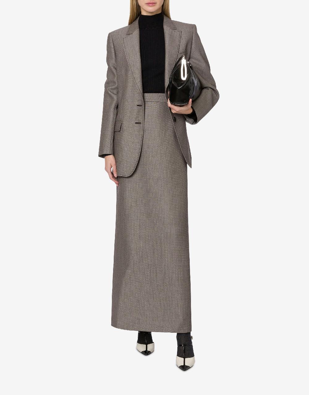 Alberta Ferretti Giacca in tweed di lana Saldi