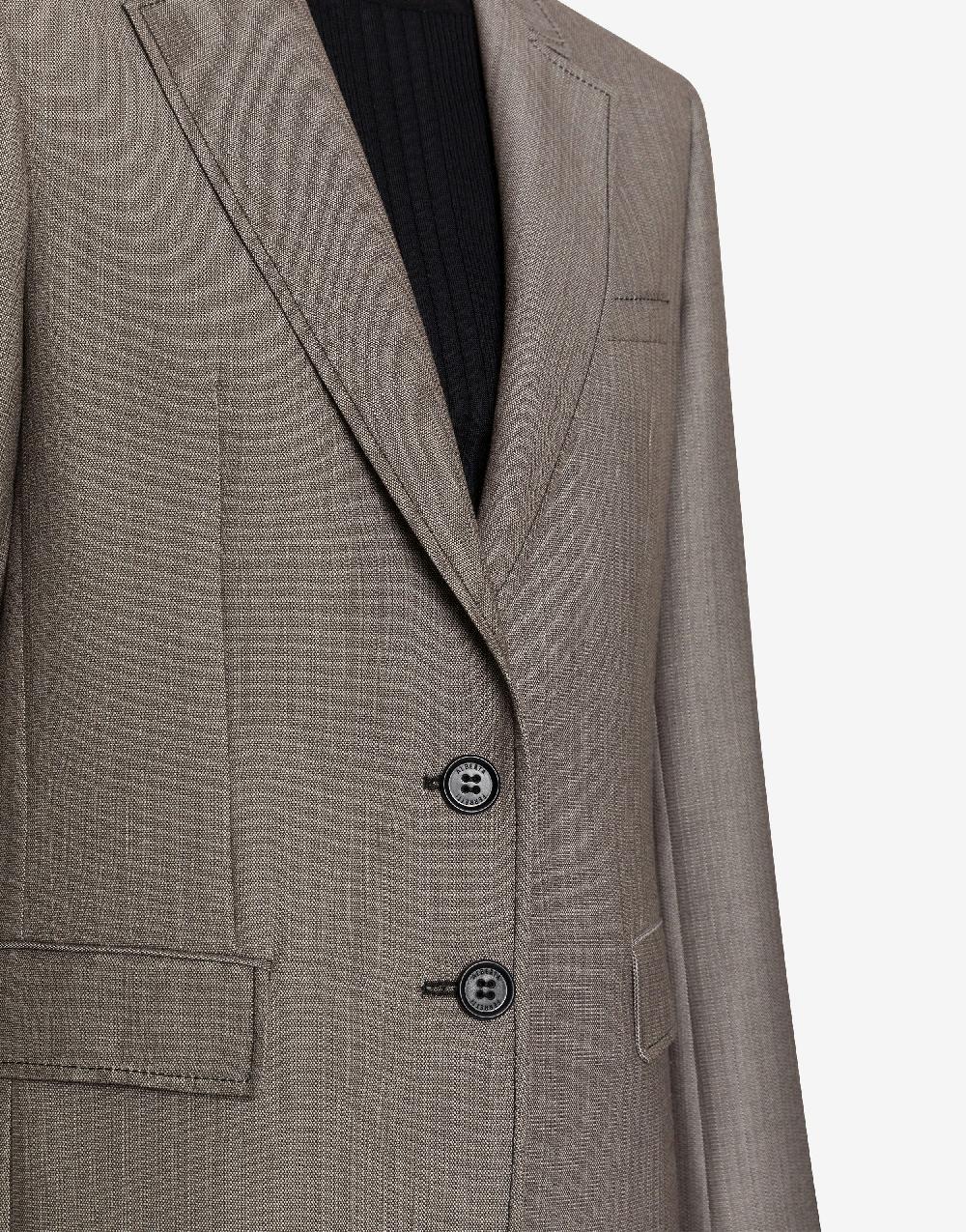 Alberta Ferretti Giacca in tweed di lana Saldi