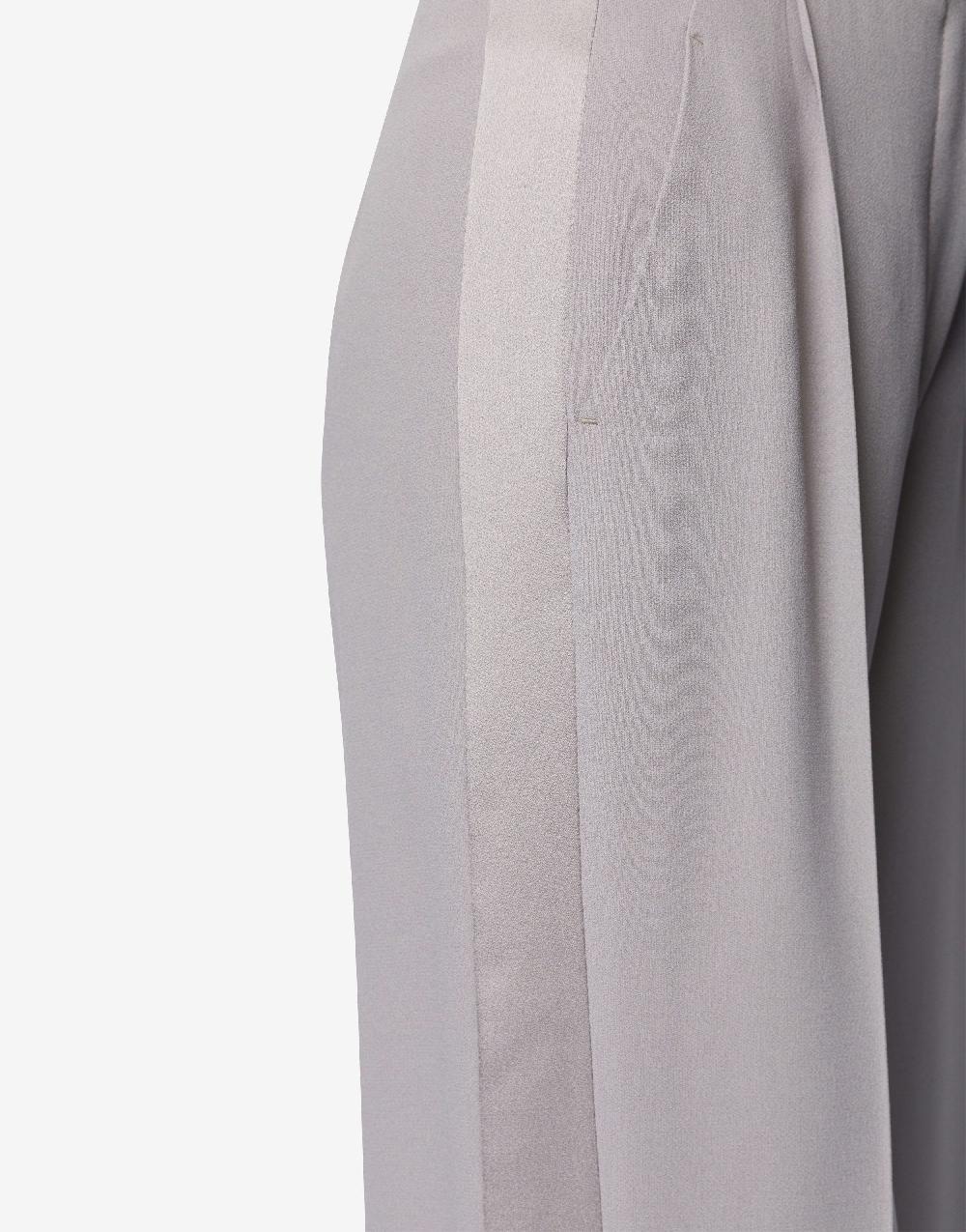 Alberta Ferretti Pantalone a vita bassa in enver satin Vendita Calda