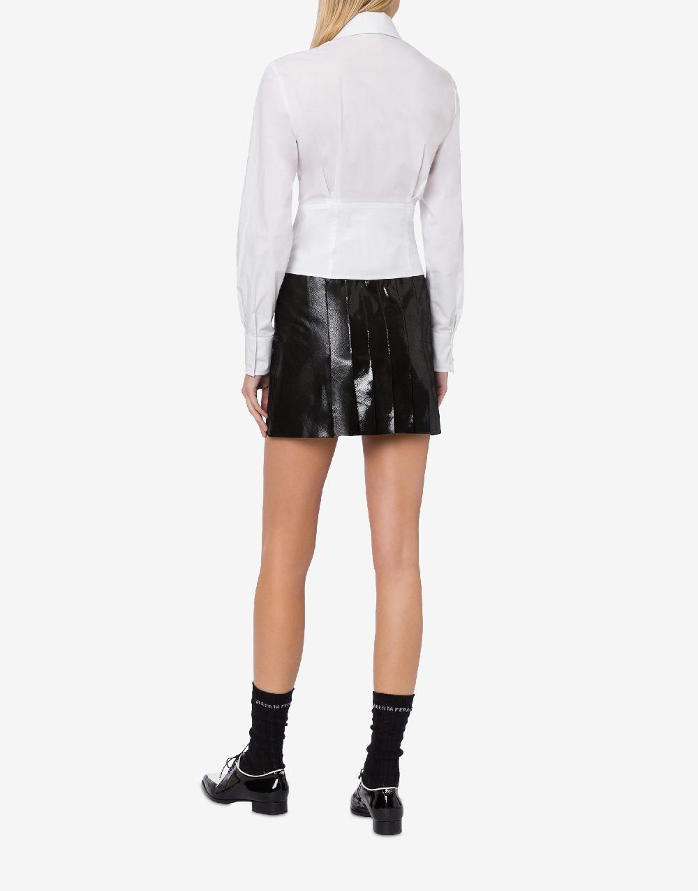 Alberta Ferretti Camicia in popeline stretch Dripping Roses Vendite Flash