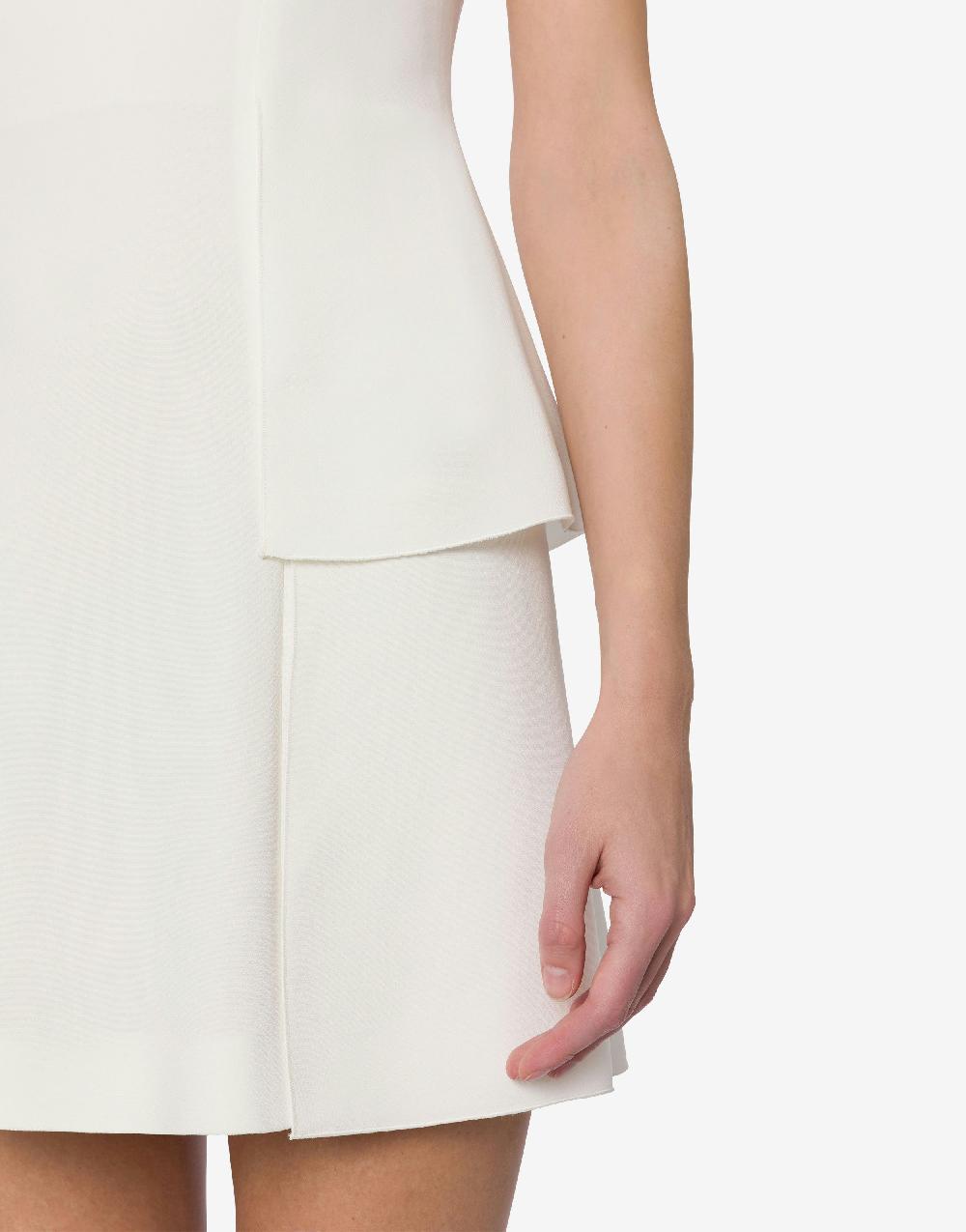 Alberta Ferretti Minidress in cady stretch In Saldo
