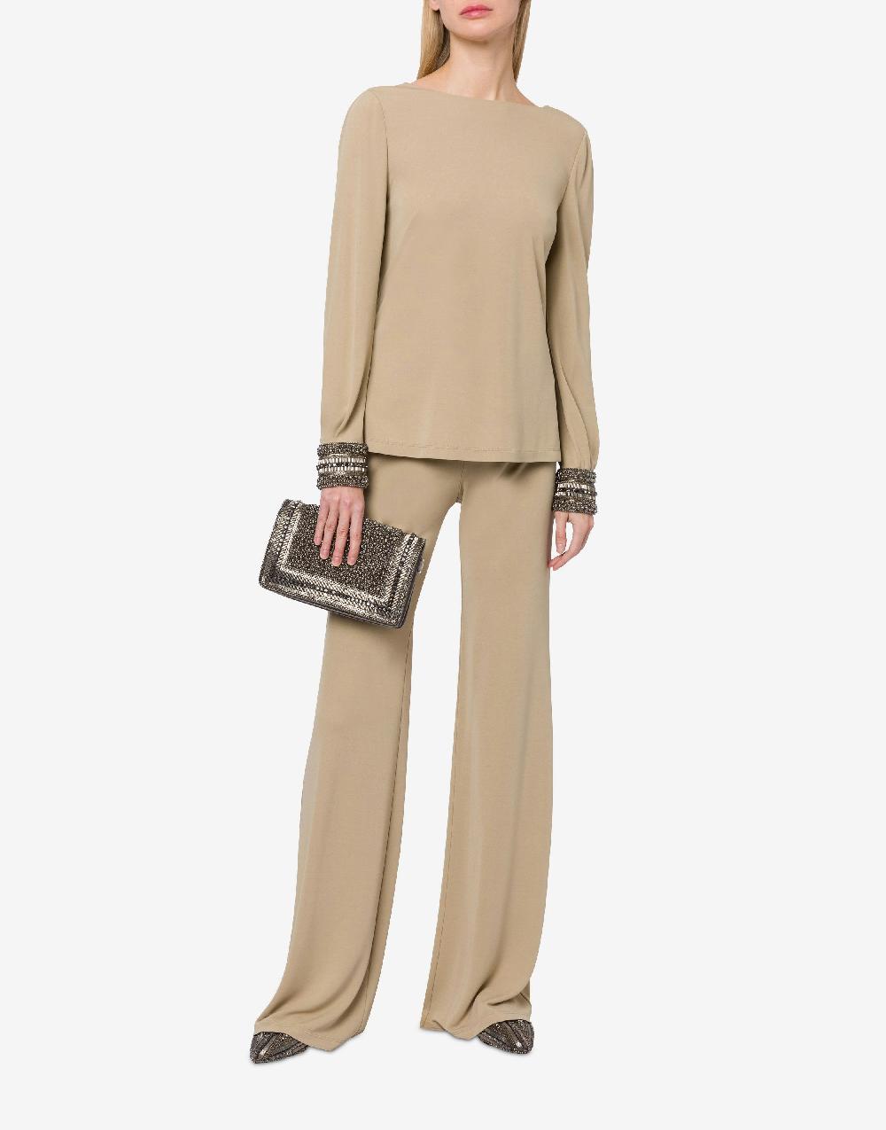 Alberta Ferretti Pantalone in organzino Sconto di tempo limitato