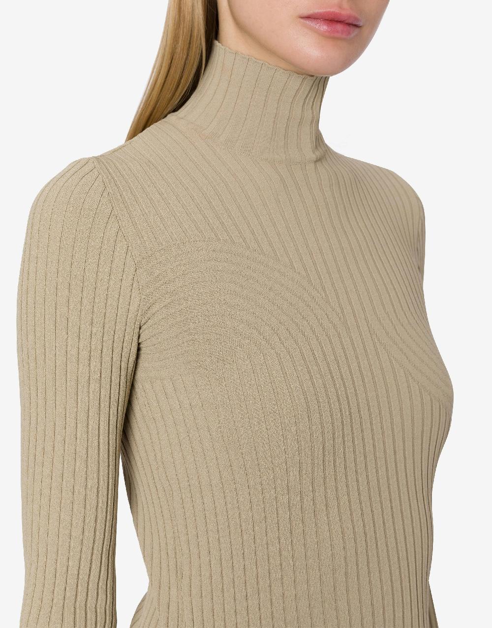Alberta Ferretti Maglia a collo alto in viscosa stretch Negozio online di fabbrica