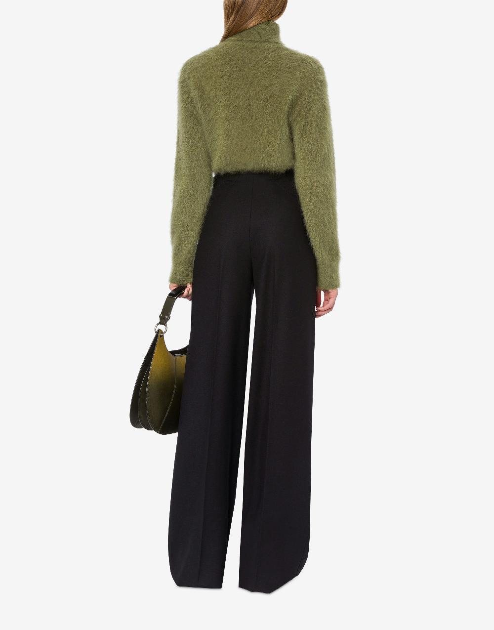 Alberta Ferretti Pantalone in flanella stretch Offerta esclusiva