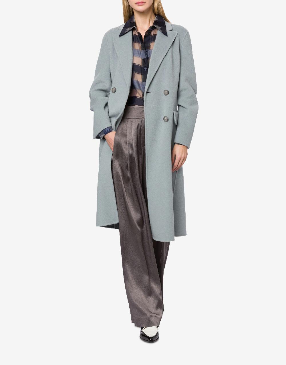 Alberta Ferretti Cappotto doppiopetto in panno double Offerta per la Festa della Mamma