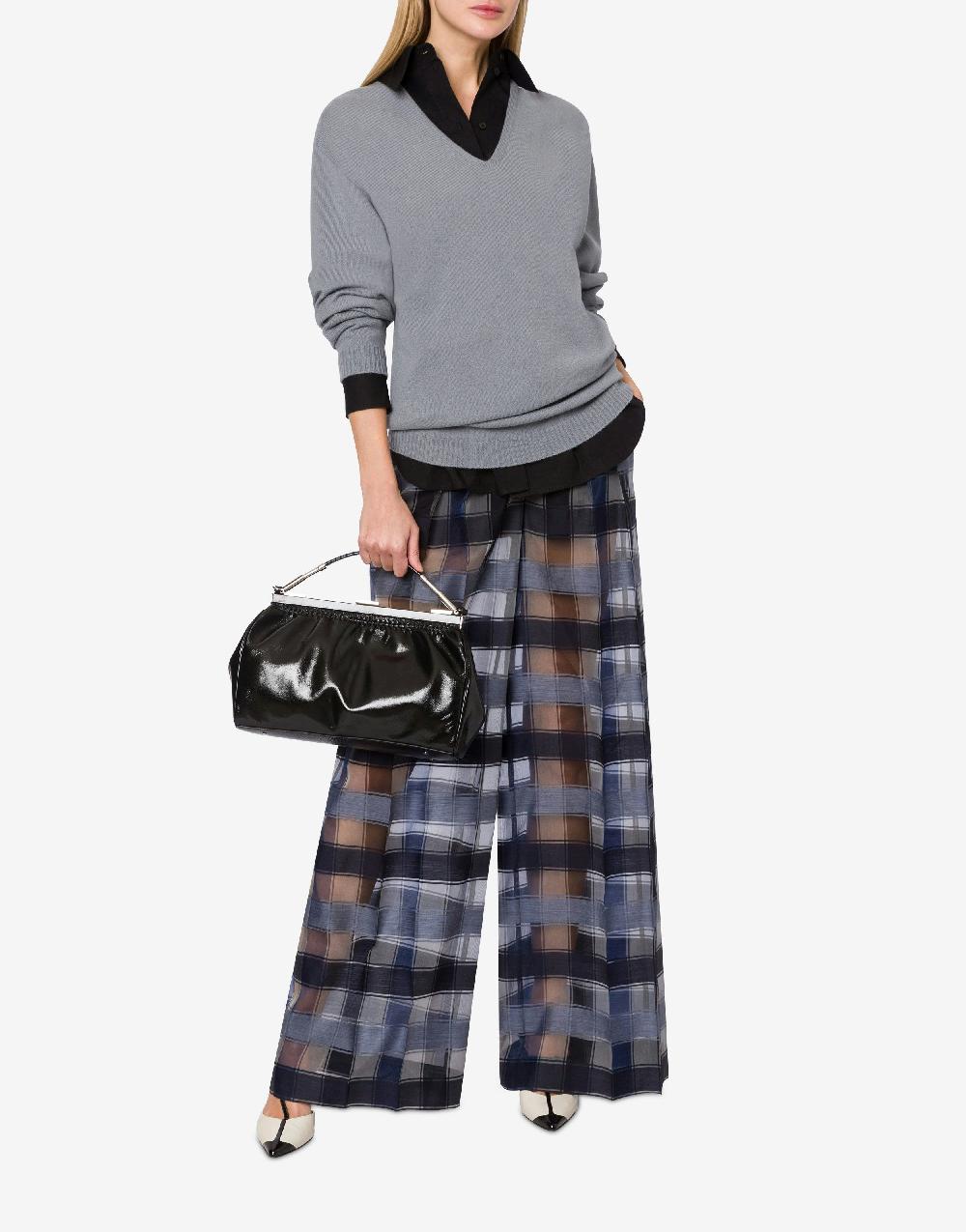 Alberta Ferretti Maglia oversize in misto cashmere e lana Offerta San Valentino