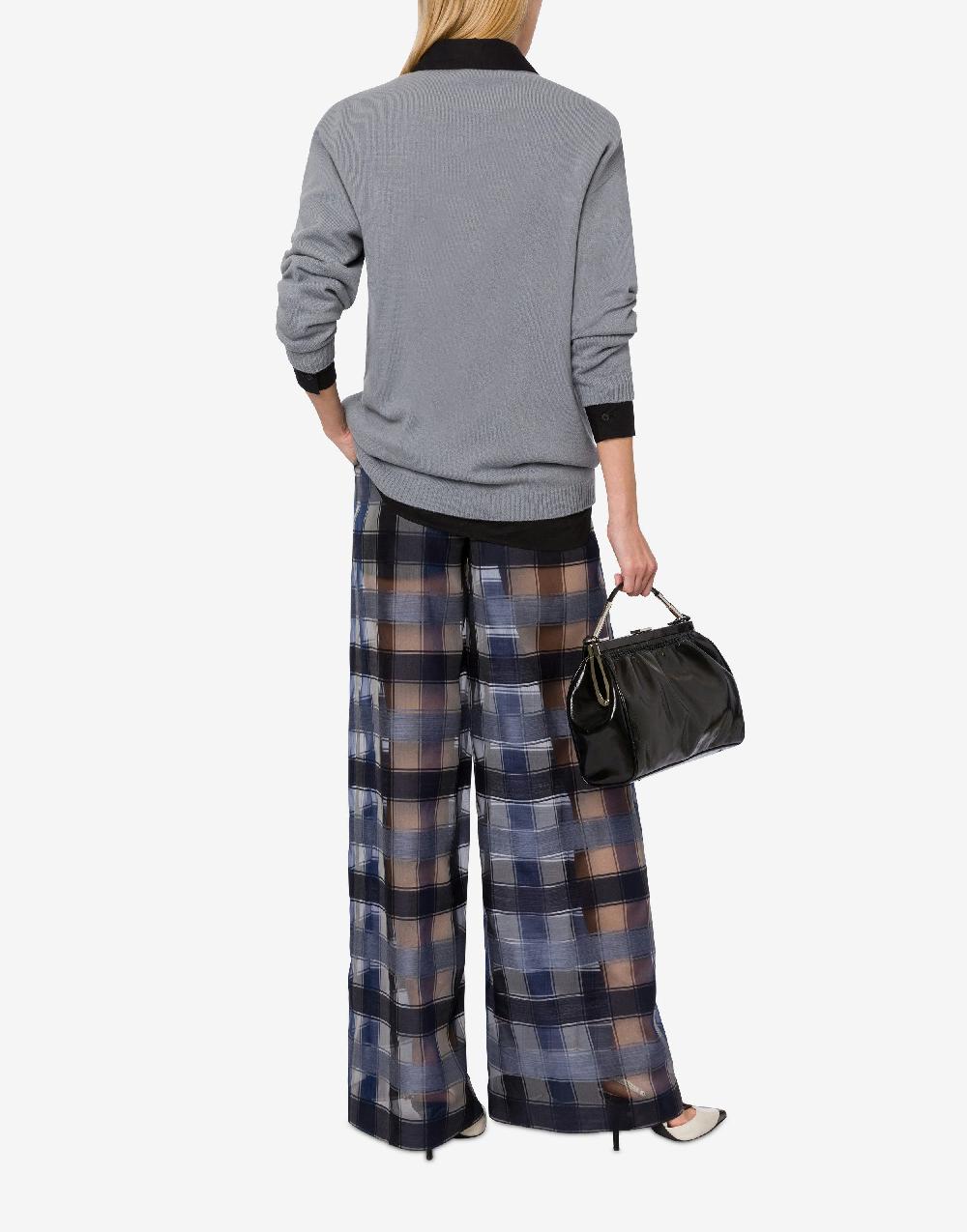 Alberta Ferretti Maglia oversize in misto cashmere e lana Offerta San Valentino