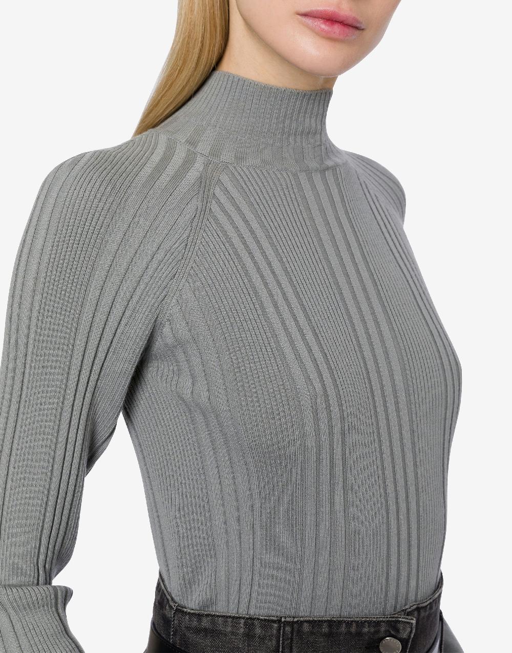 Alberta Ferretti Maglia a coste in lana Offerta Anniversario