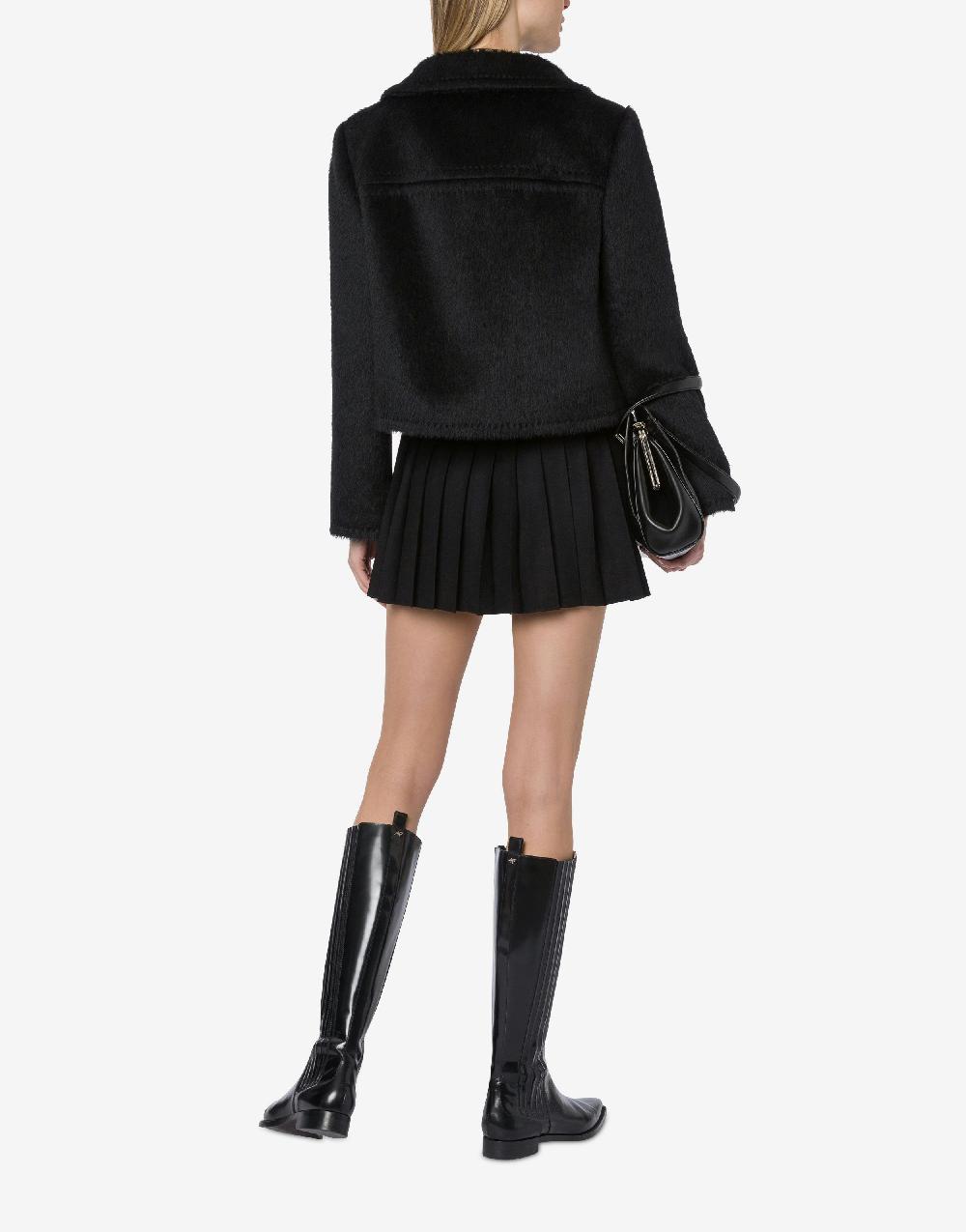 Alberta Ferretti Giacca corta in alpaca Grandi sconti