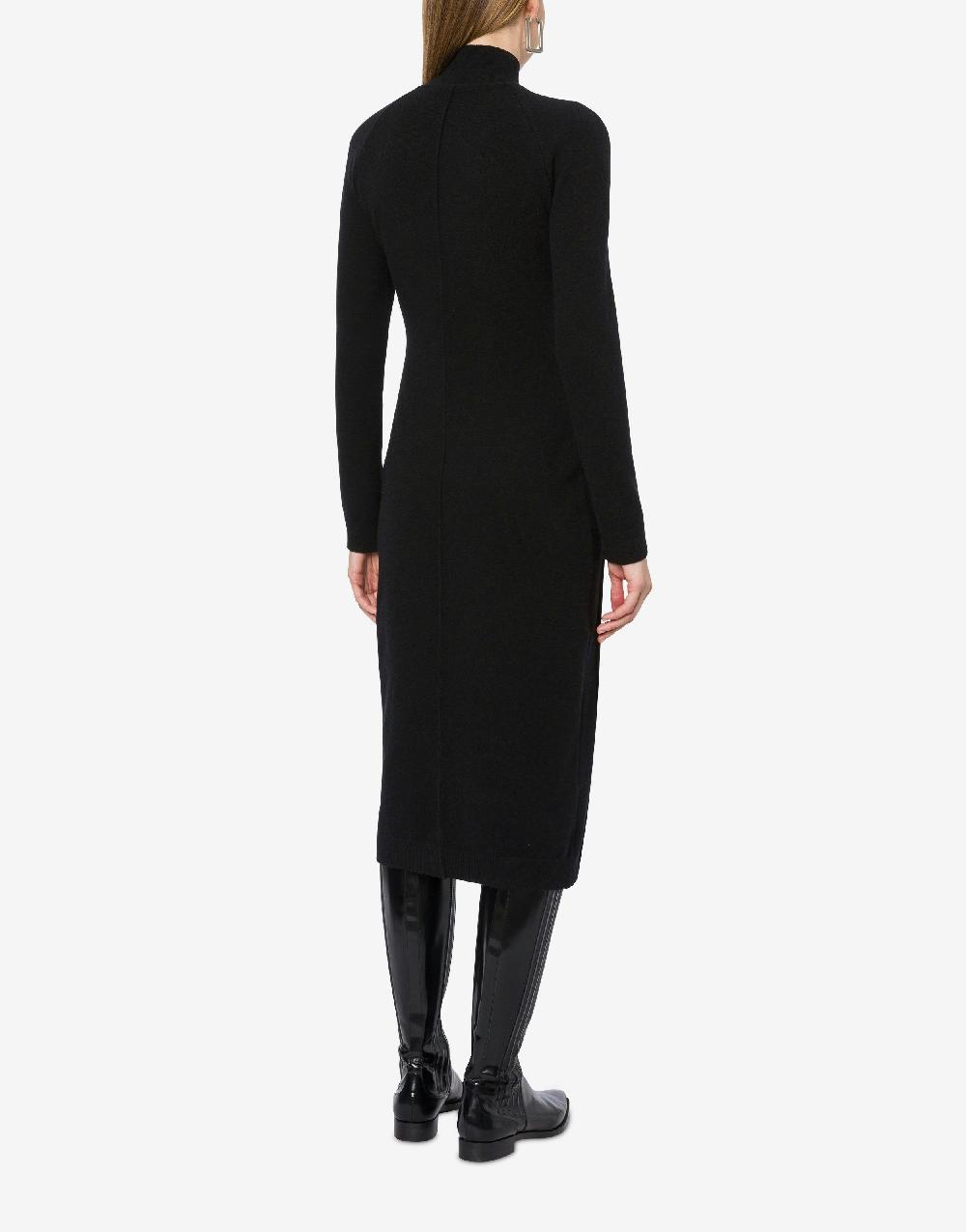 Alberta Ferretti Abito longuette in lana e cashmere Offerte stagionali
