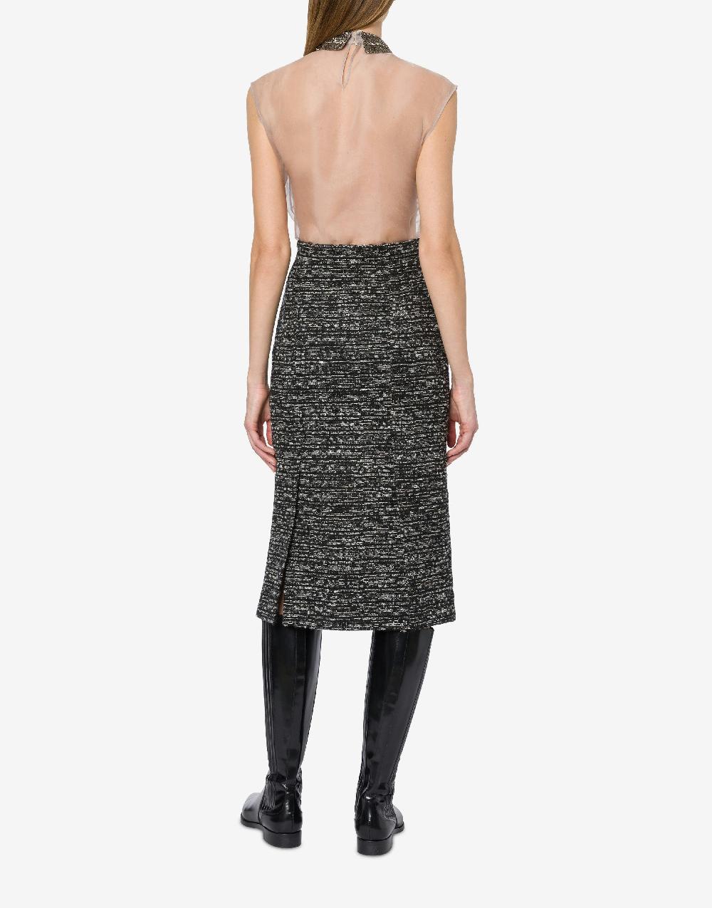 Alberta Ferretti Top in organza con ricamo perline Comprane uno, ottenene uno gratis