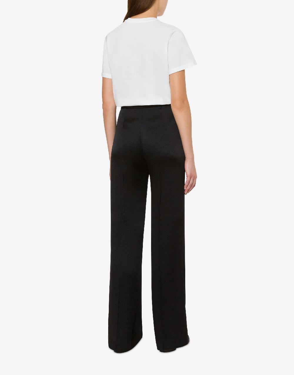 Alberta Ferretti T-shirt in jersey organico con ricamo Offerte giornaliere