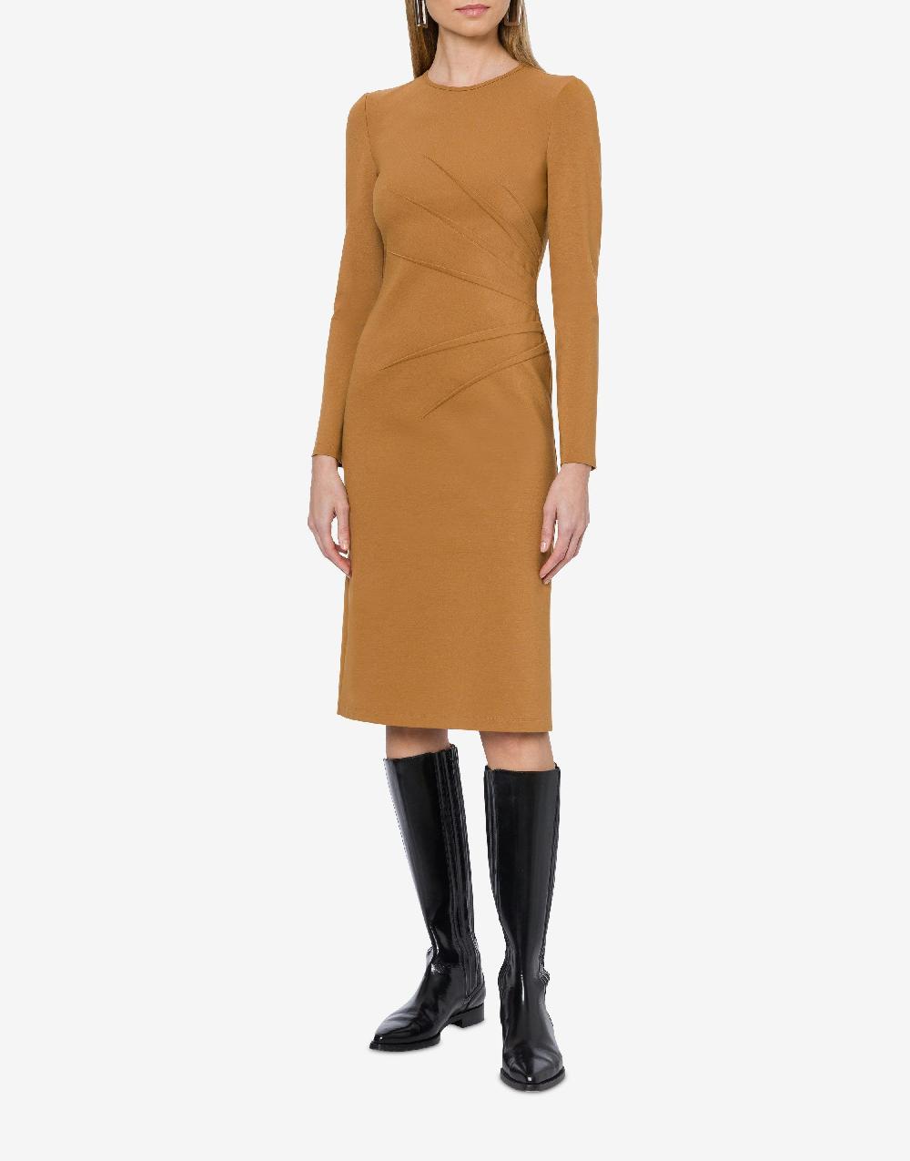 Alberta Ferretti Abito midi in jersey punto Milano Sconti VIP