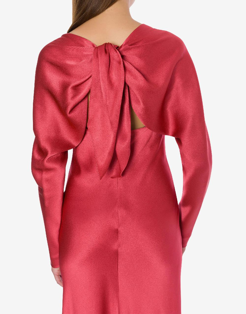 Alberta Ferretti Abito lungo in raso Cocktail Latest stili