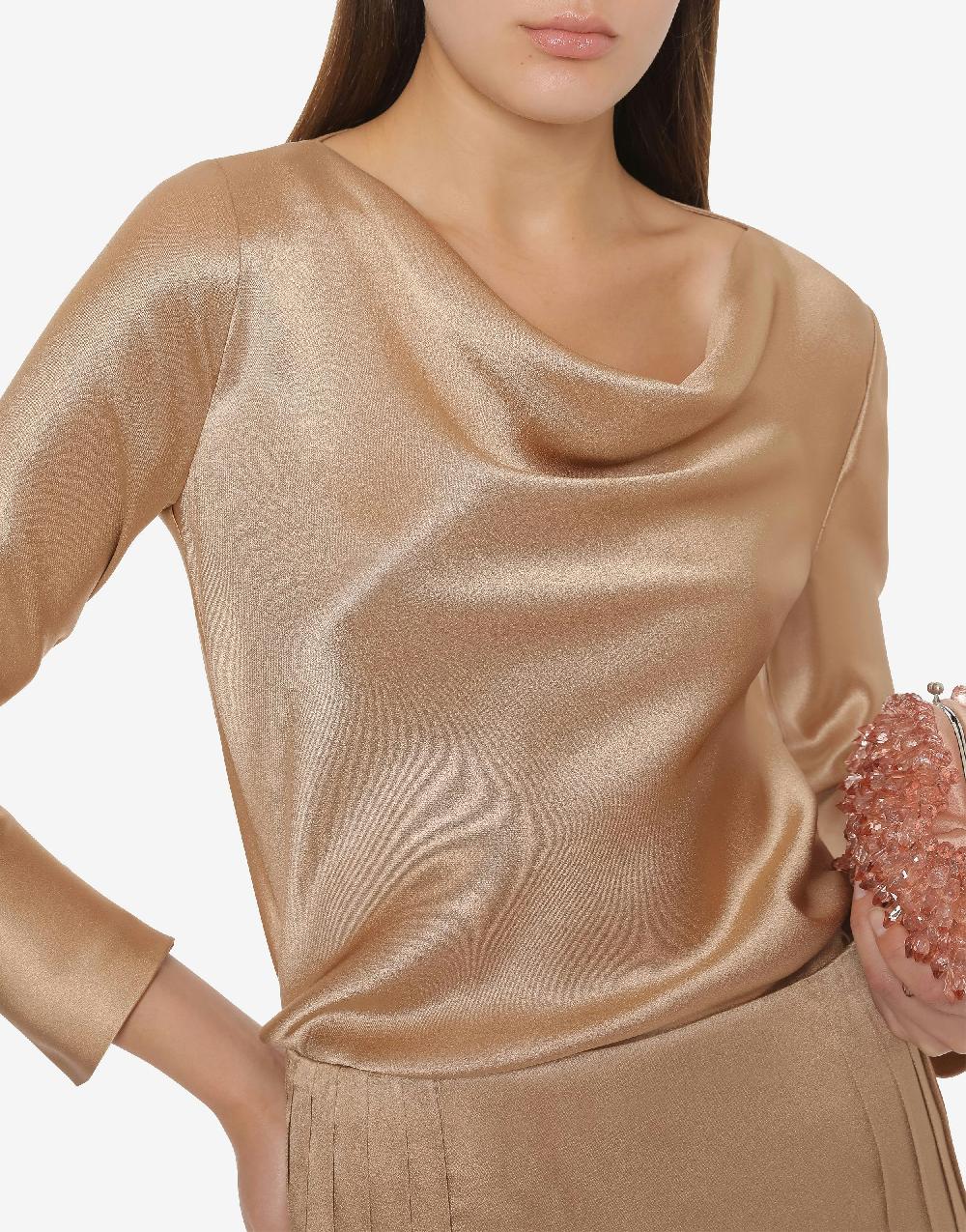 Alberta Ferretti Blusa in raso Cocktail Fino al 60% di sconto