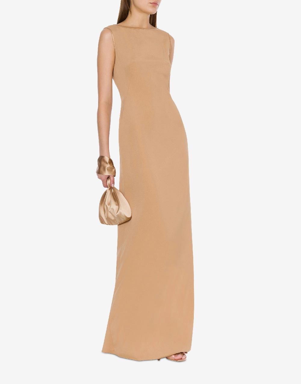 Alberta Ferretti Abito lungo in enver satin Discount Store per i nuovi prodotti
