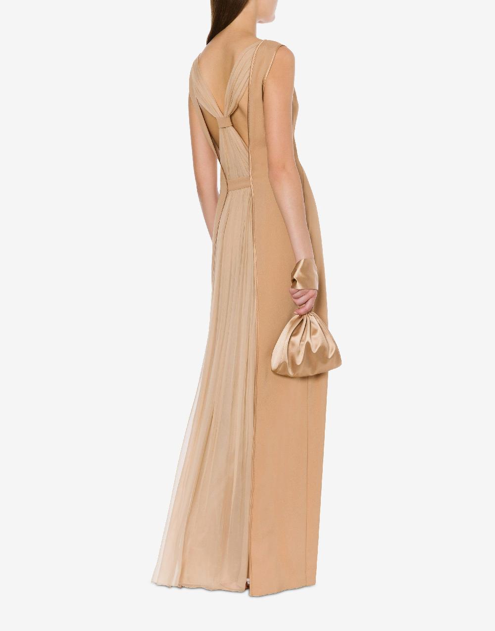Alberta Ferretti Abito lungo in enver satin Discount Store per i nuovi prodotti
