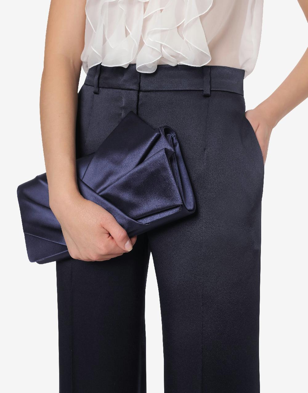 Alberta Ferretti Pantalone in raso Cocktail Officina