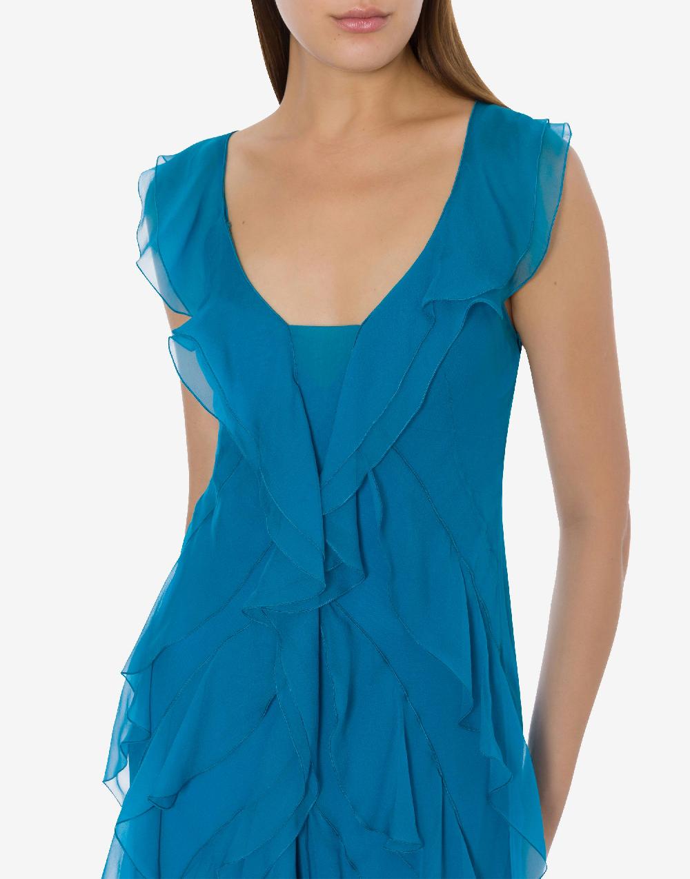 Alberta Ferretti Abito in chiffon organico Cocktail 2025