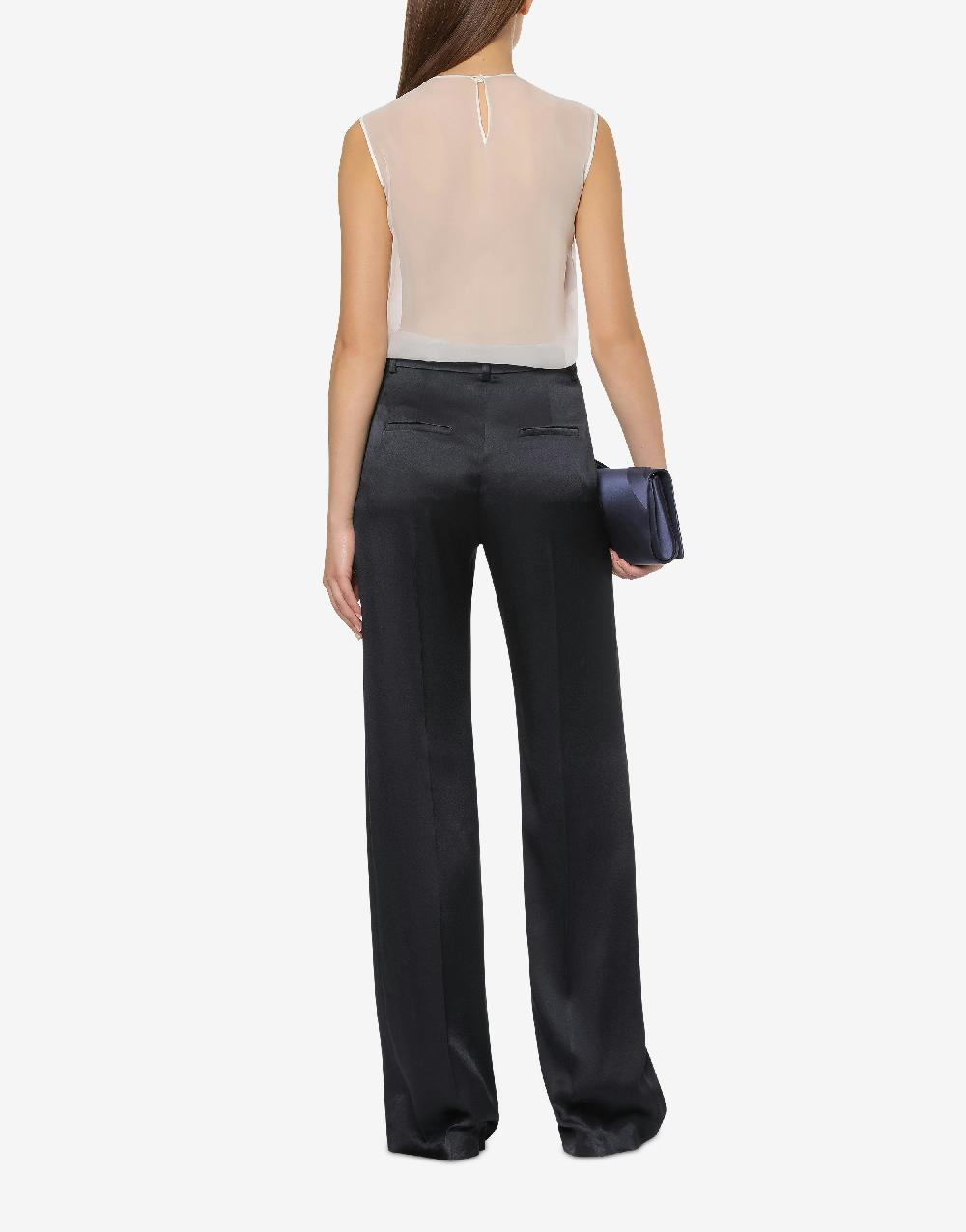 Alberta Ferretti Top in chiffon organico Soddisfazione Garantita