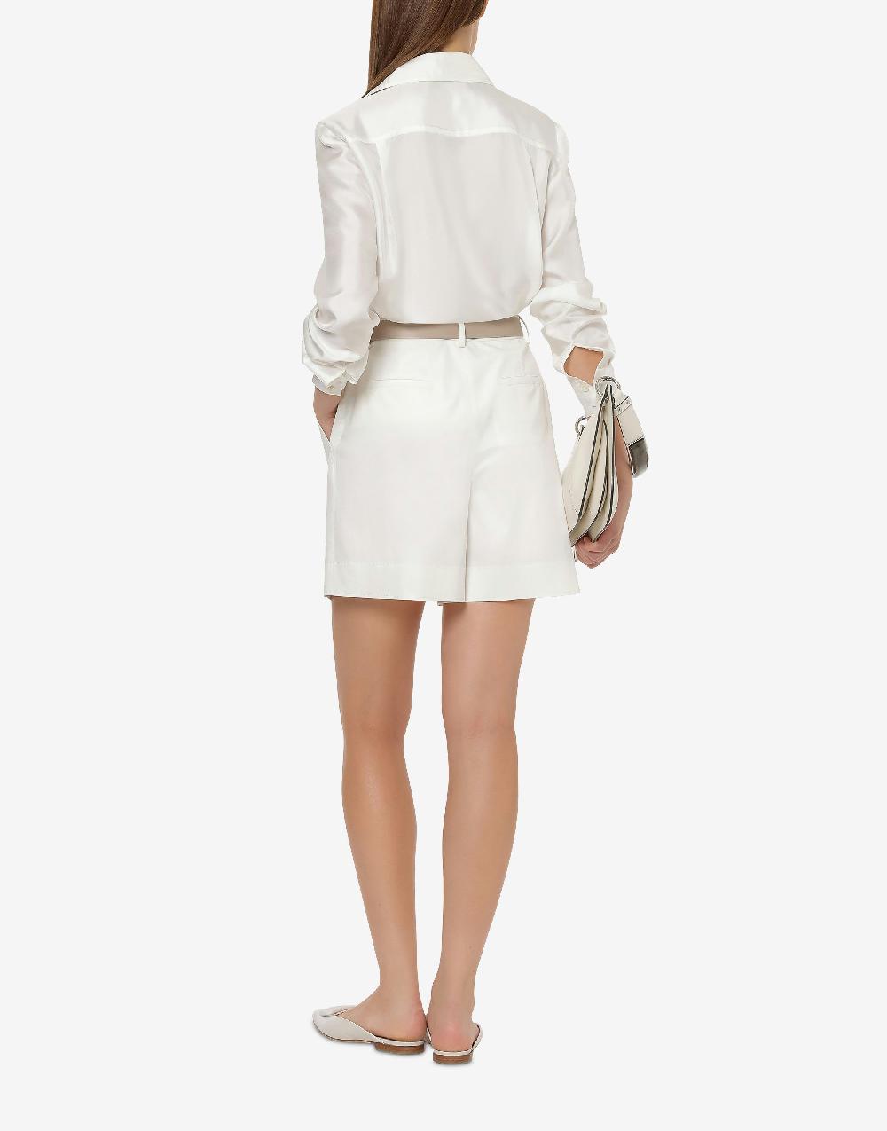 Alberta Ferretti Short in tela di cotone stretch Convenienza