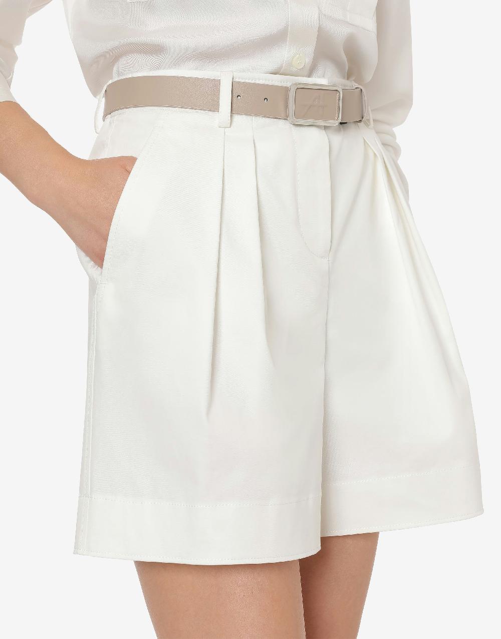 Alberta Ferretti Short in tela di cotone stretch Convenienza